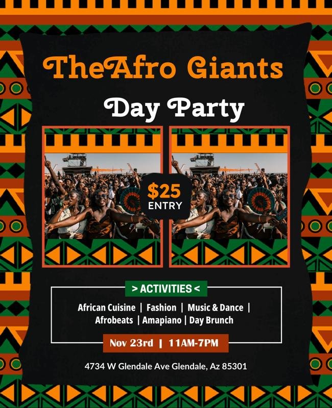 THE AFRO GIANTS DAY PARTY